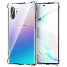 Husa Husa pentru Samsung Galaxy Note 10 Plus 4G / Note 10 Plus 5G - Techsuit Shockproof Clear Silicone - Clear