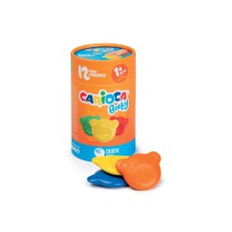 CARIOCA BABY TEDDY, 12 culori/tub carton