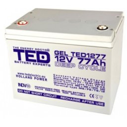 Acumulator TED pentru UPS sau panouri fotovoltaice VRLA 12V