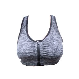 Bustiera cu fermoar, deschidere in fata, UltraConfort, Black