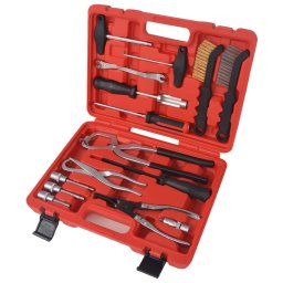 Set de unelte pentru montarea si întretinerea franei, 15 piese GartenMobel Dekor