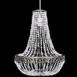 Candelabru pandantiv cu cristale, 36,5 x 46 cm GartenMobel Dekor