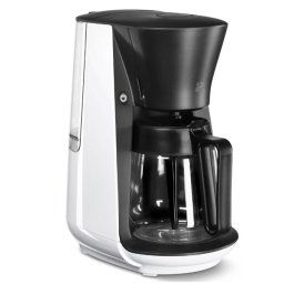 Cafetiera Tchibo LETS BREW, carafa sticla 1.25l, Alb