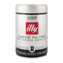 Cafea macinata Illy Caffe Filtro Intenso, 250g, cutie metalica