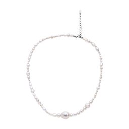 Maanesten Lanțuri 'MAGGIE' argintiu / alb