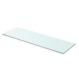 Raft din sticla transparenta, 80 x 25 cm GartenMobel Dekor