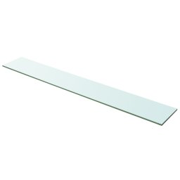 Raft din sticla transparenta, 100 x 15 cm GartenMobel Dekor