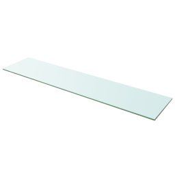 Raft din sticla transparenta, 110 x 25 cm GartenMobel Dekor