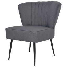Scaun cocktail, gri închis, material textil GartenMobel Dekor