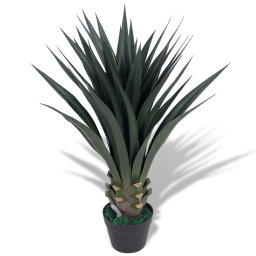 Planta Yucca artificiala cu ghiveci, 85 cm, verde GartenMobel Dekor