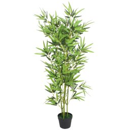 Bambus artificial cu ghiveci 120 cm, verde GartenMobel Dekor
