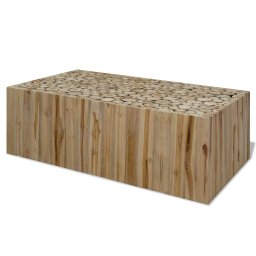 Masuta de cafea, 90x50x30 cm, tec natural GartenMobel Dekor