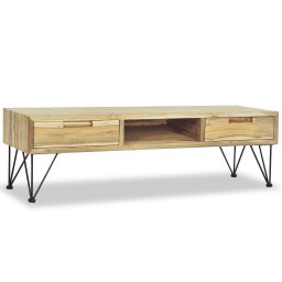 Comoda TV, 120 x 35 x 35 cm, lemn masiv de tec GartenMobel Dekor