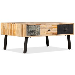 Masuta de cafea, tec masiv reciclat 90x65x40 cm GartenMobel Dekor