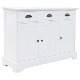 Servanta cu 3 usi, 105 x 35 x 77,5 cm, MDF si lemn de pin GartenMobel Dekor
