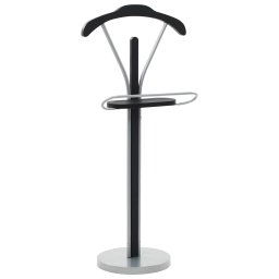 Cuier pentru costum, negru si gri, 45 x 35 x 107 cm GartenMobel Dekor