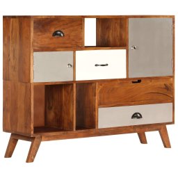 Servanta, 115 x 35 x 86 cm, lemn masiv de acacia GartenMobel Dekor