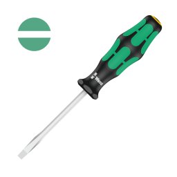 surubelnita dreapta 3,5 75 mm WERA 334 SK cu tija hexagonala si maner Kraftform Plus antirostogolire 05007670001