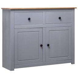 Servanta, gri, 93 x 40 x 80 cm, lemn masiv pin, gama Panama GartenMobel Dekor