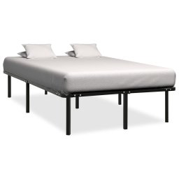 Cadru de pat, negru, 160 x 200 cm, metal GartenMobel Dekor