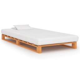 Cadru de pat din paleti, maro, 100x200 cm, lemn masiv pin GartenMobel Dekor