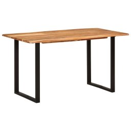 Masa de bucatarie, 140 x 70 x 76 cm, lemn masiv de acacia GartenMobel Dekor