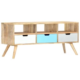 Comoda TV, 110 x 35 x 48 cm, lemn masiv de mango GartenMobel Dekor