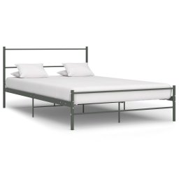 Cadru de pat, gri, 160 x 200 cm, metal GartenMobel Dekor