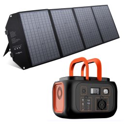 Power station PNI GreenHouse SP600 cu panou solar 100W portabil, Acumulator Litiu 600Wh, 230V, 600W iesire sinus pur, 2 x 12V, 2