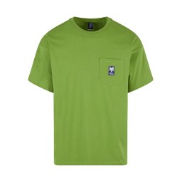 ZOO YORK Tricou albastru marin / verde kiwi / alb