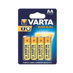 Baterie VARTA zinc carbon BAVA 2006, R6 (AA), 4 bucati