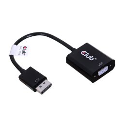 CLUB3D DisplayPort™ to VGA Black Active Adapter M/F