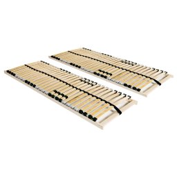 Baze de pat cu sipci, 2 buc., 70 x 200 cm, cu 28 sipci, 7 zone GartenMobel Dekor