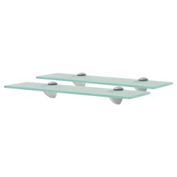 Rafturi suspendate, 2 buc,. 40 x 10 cm, sticla, 8 mm GartenMobel Dekor