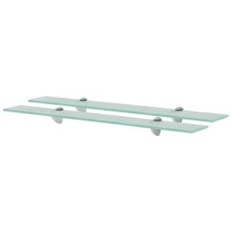 Rafturi suspendate, 2 buc., 70 x 10 cm, sticla, 8 mm GartenMobel Dekor