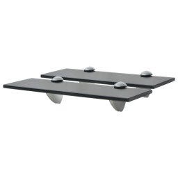 Rafturi suspendate, 2 buc., 30 x 10 cm, sticla, 8 mm GartenMobel Dekor