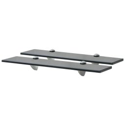Rafturi suspendate, 2 buc., 50 x 10 cm, sticla, 8 mm GartenMobel Dekor