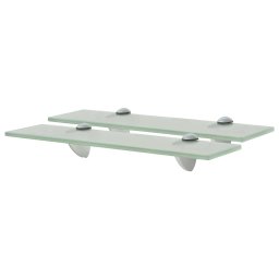 Rafturi suspendate, 2 buc,. 40 x 10 cm, sticla, 8 mm GartenMobel Dekor