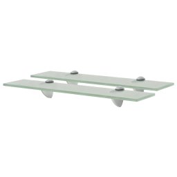 Rafturi suspendate, 2 buc., 50 x 10 cm, sticla, 8 mm GartenMobel Dekor