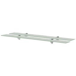 Rafturi suspendate, 2 buc., 90 x 10 cm, sticla, 8 mm GartenMobel Dekor