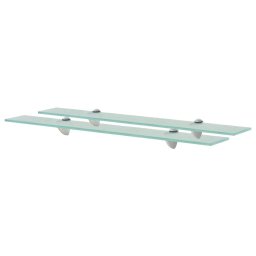Rafturi suspendate, 2 buc., 70 x 20 cm, sticla, 8 mm GartenMobel Dekor