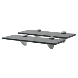 Rafturi suspendate, 2 buc., 30 x 20 cm, sticla, 8 mm GartenMobel Dekor