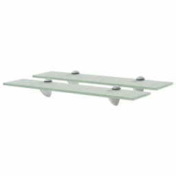 Rafturi suspendate, 2 buc., 50 x 20 cm, sticla, 8 mm GartenMobel Dekor