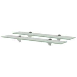 Rafturi suspendate, 2 buc., 60 x 20 cm, sticla, 8 mm GartenMobel Dekor