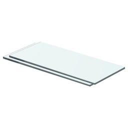 Rafturi, 2 buc., 40 x 12 cm, panouri sticla transparenta GartenMobel Dekor