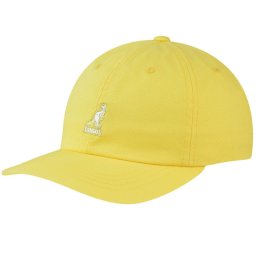 Sapca Kangol washed cotton adjustable baseball galben