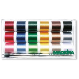 Set 18 papiote ata de brodat Polyneon No.40 Madeira 8045
