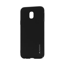 Husa Meleovo Carcasa Metallic Slim 360 Samsung Galaxy J5 (2017) Black (culoare mata fina)