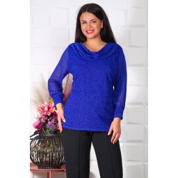 Bluza Eleganta cu Esarfa Electric