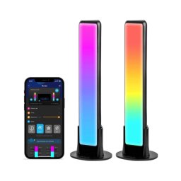 Govee - Set 2x Flow Plus SMART LED TV & Gaming RGBICWW Wi-Fi